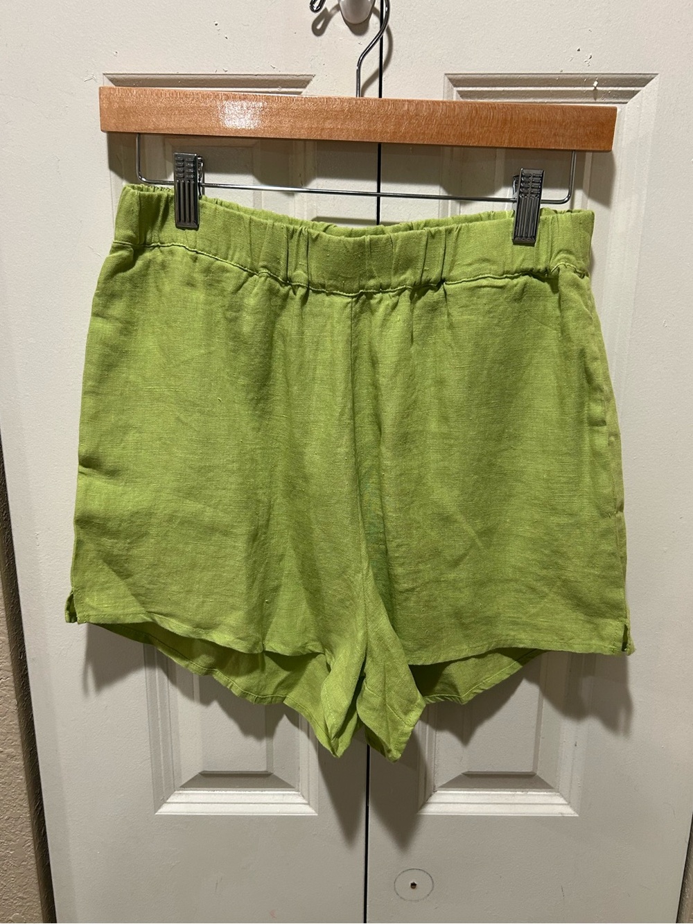 Desmond & Dempsey Linen 100% Pull On Shorts Lagenlook, Small — image 4 of 8